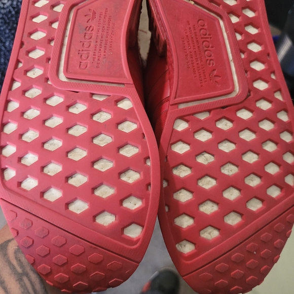 Adidas nmd r1 solar red size 11 - Picture 4 of 4